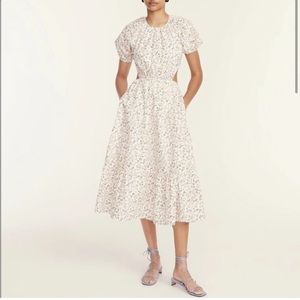 J Crew Floral Cutout Dress